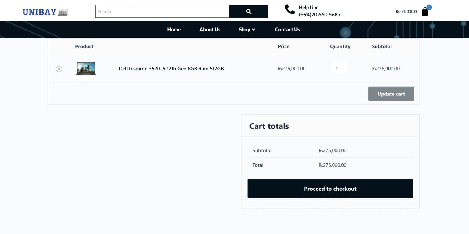 Unibay screenshot 1