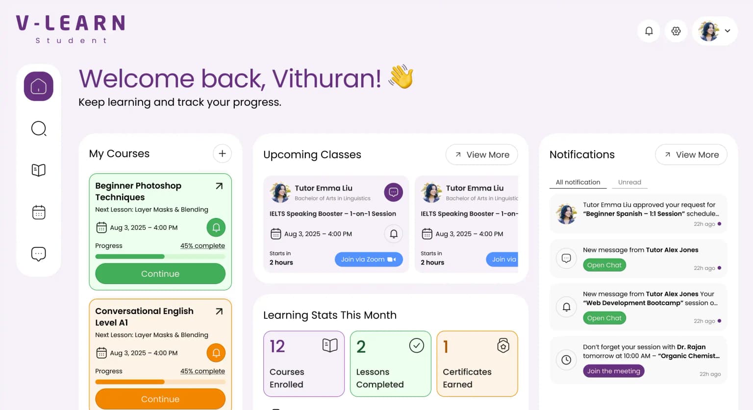 Learnmora screenshot 1